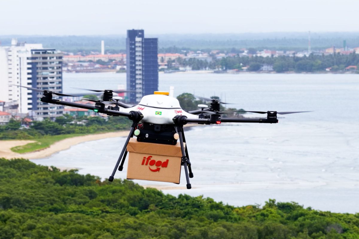 Drone do iFood
