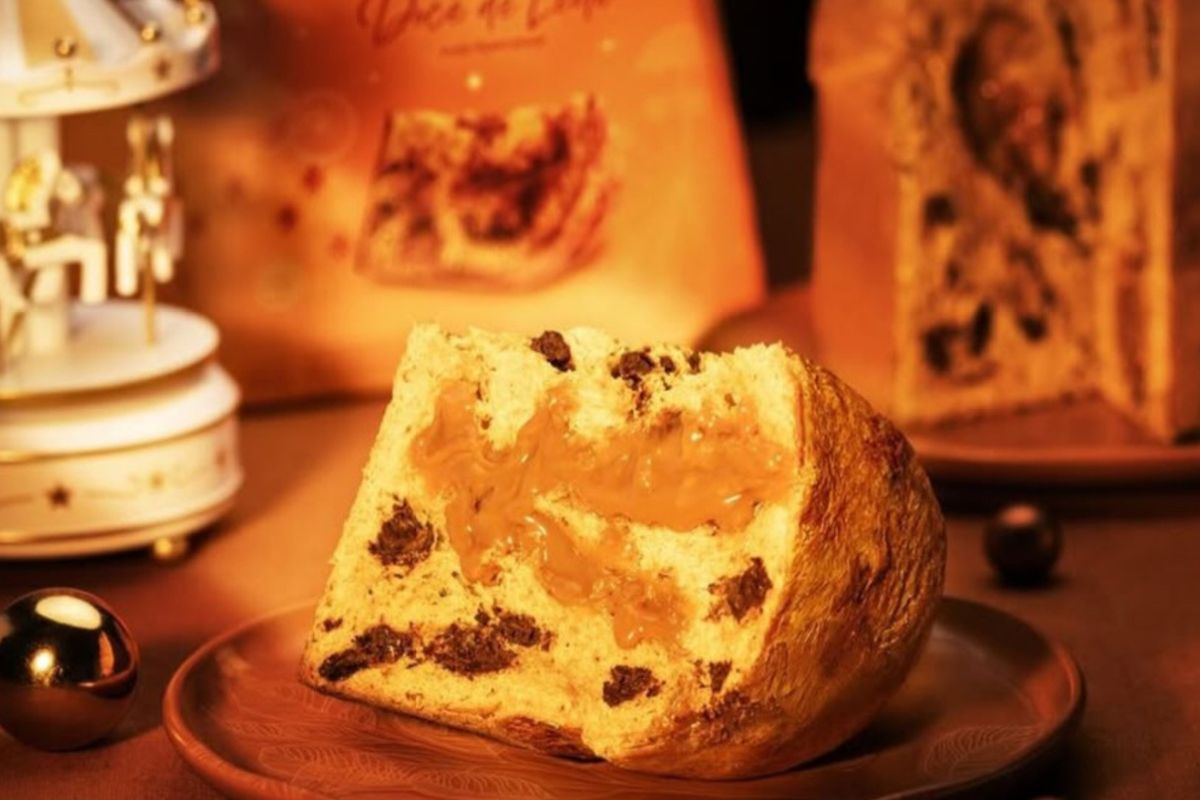 Panetone Doce de Leite com Speculoos da Cacau Show