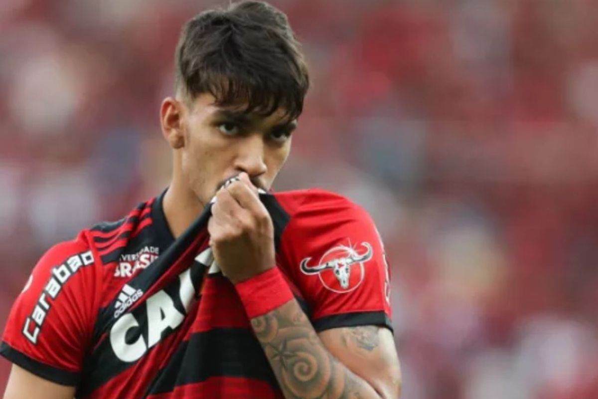 Lucas Paquetá jogando pelo Flamengo