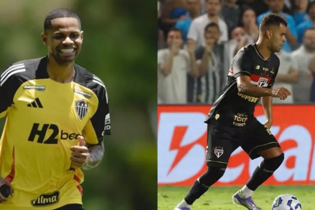 Fotos: Reprodução/Atlético-MG e São Paulo