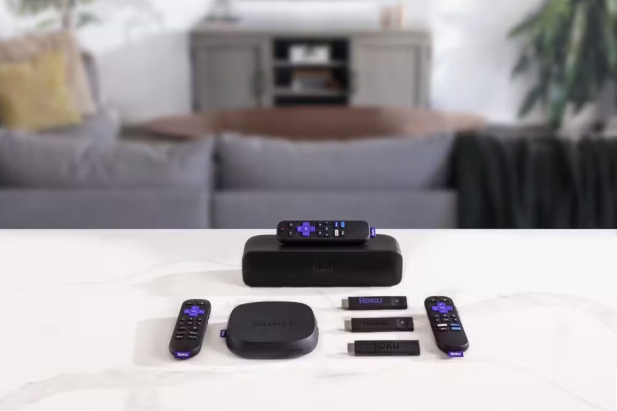 TV Box da montadora japonesa Roku, homologada para funcionamento no Brasil pela Anatel. Foto: Divulgação/Roku.