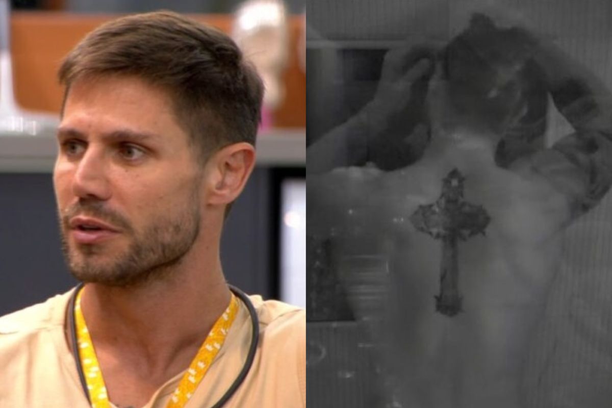Jonas Sulzbach toma banho pelado no BBB 26