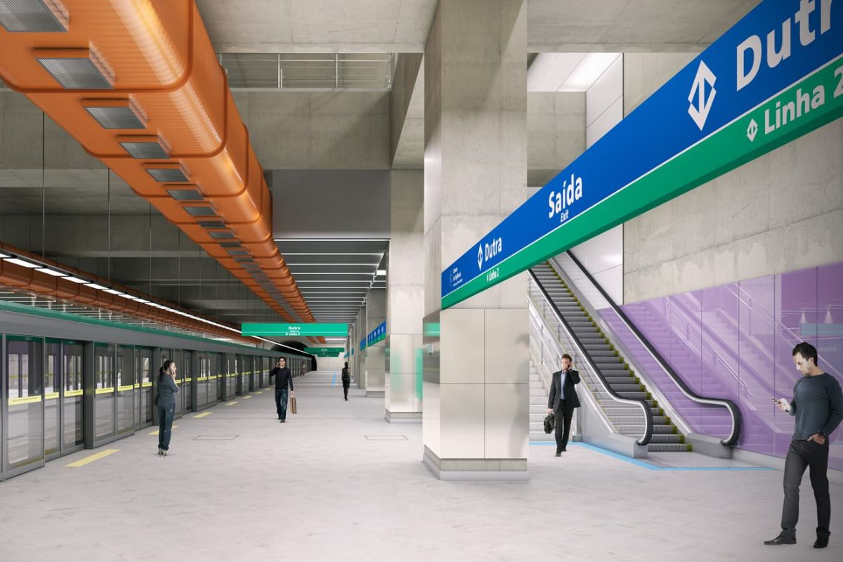 Futura estação Dutra