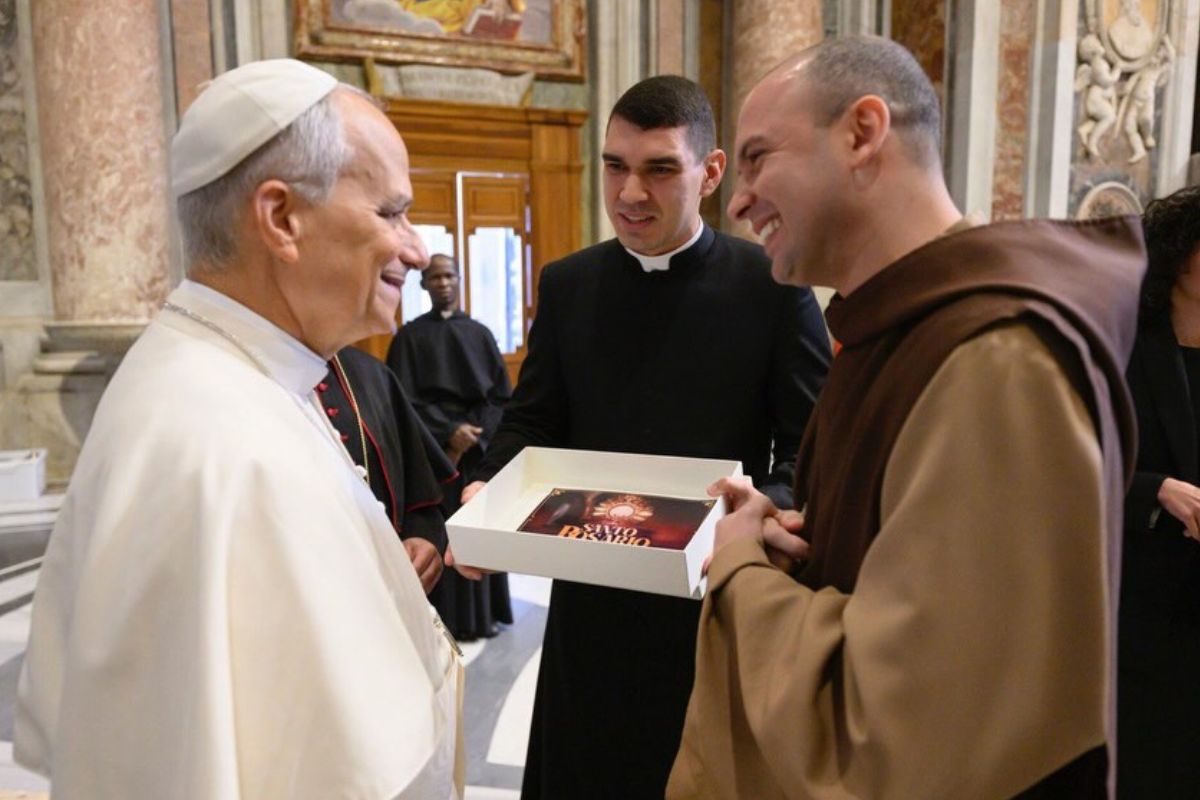 Frei Gilson e Papa Leão XIV