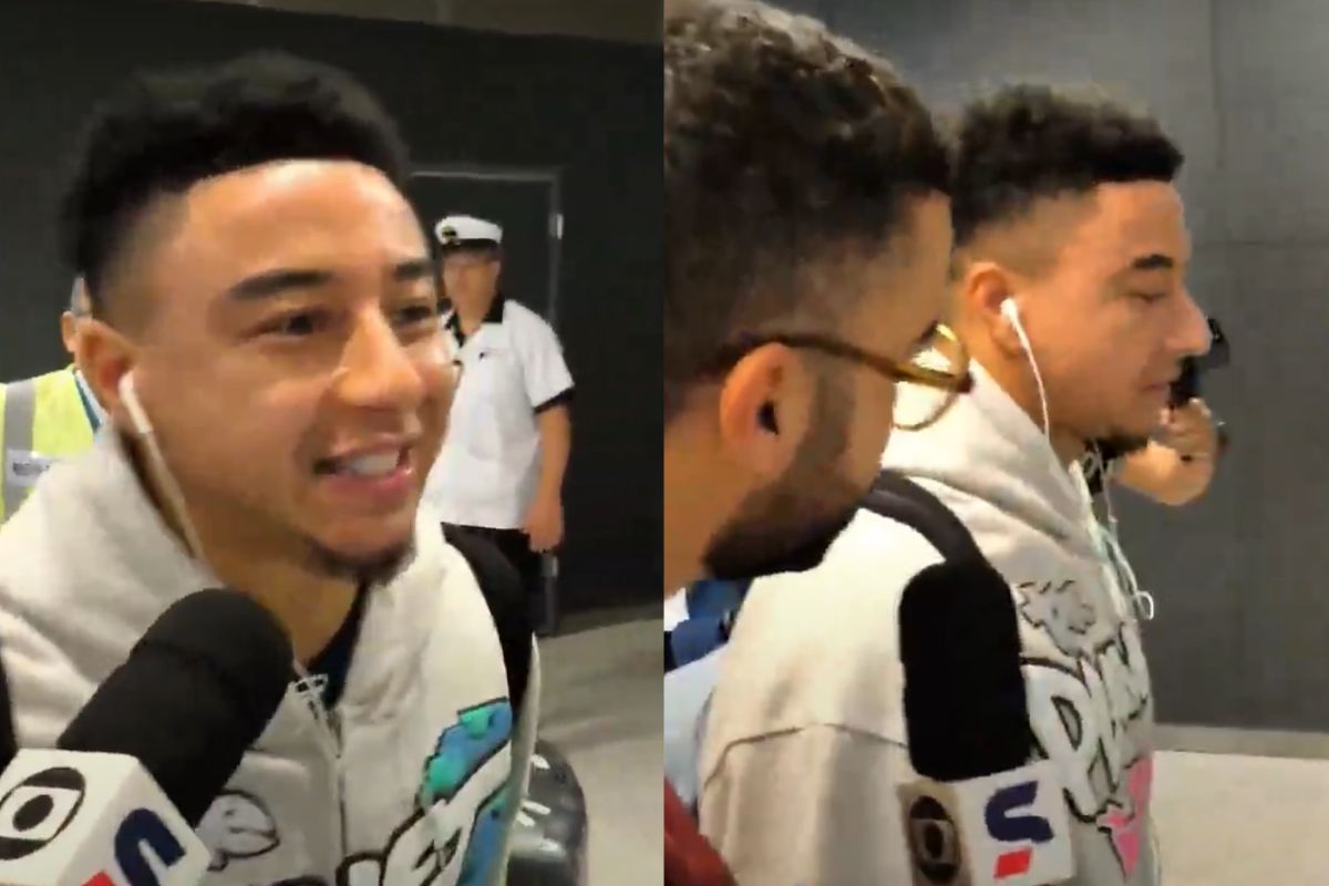 Jesse Lingard desembarca no Brasil