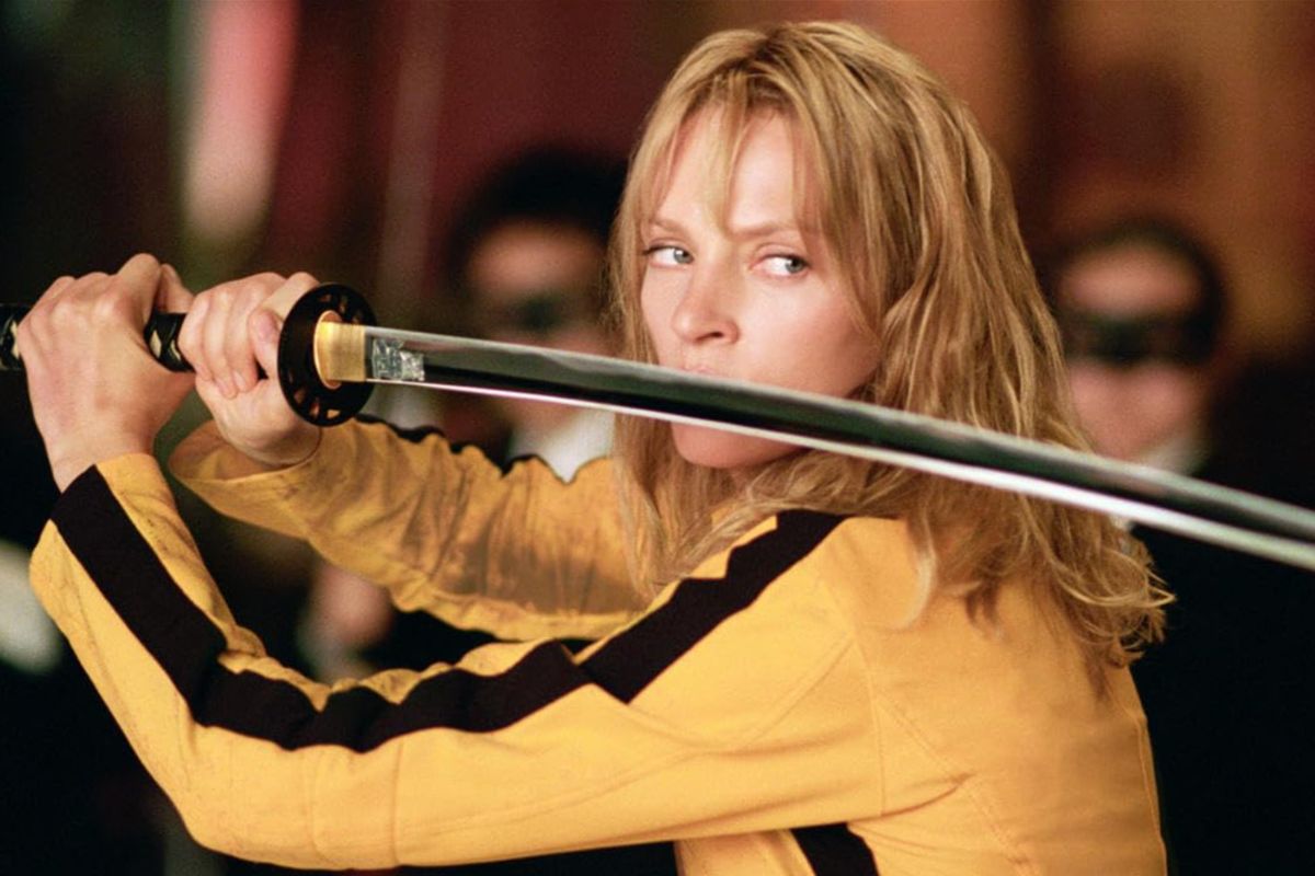 Uma Thurman como Breatrix Kiddo em "Kill Bill Vol.1". Foto: Reprodução/IMDB.
