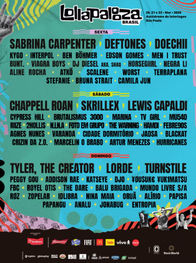 line up lollapalooza