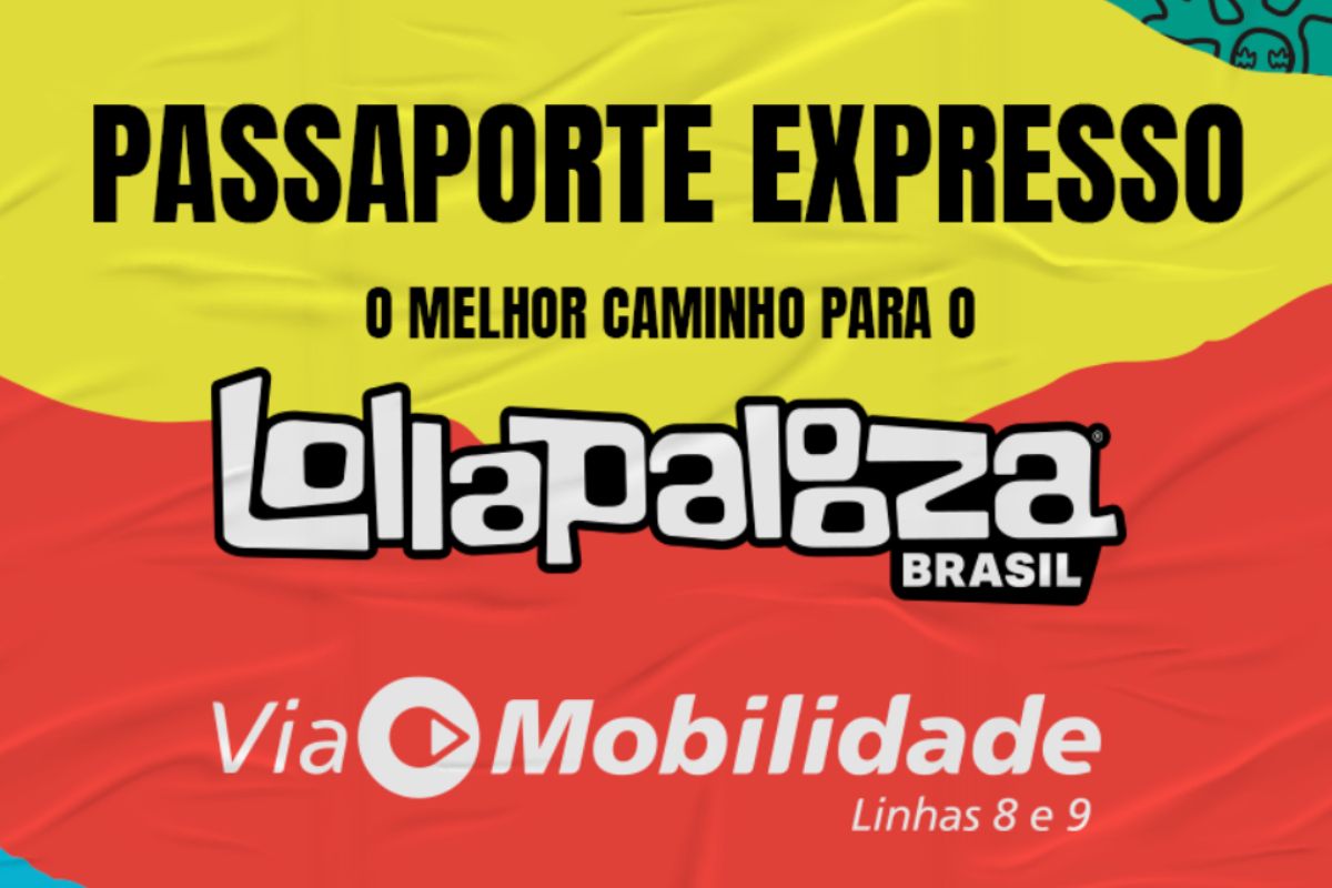 Trem Expresso para o Lollapalooza Brasil 2026