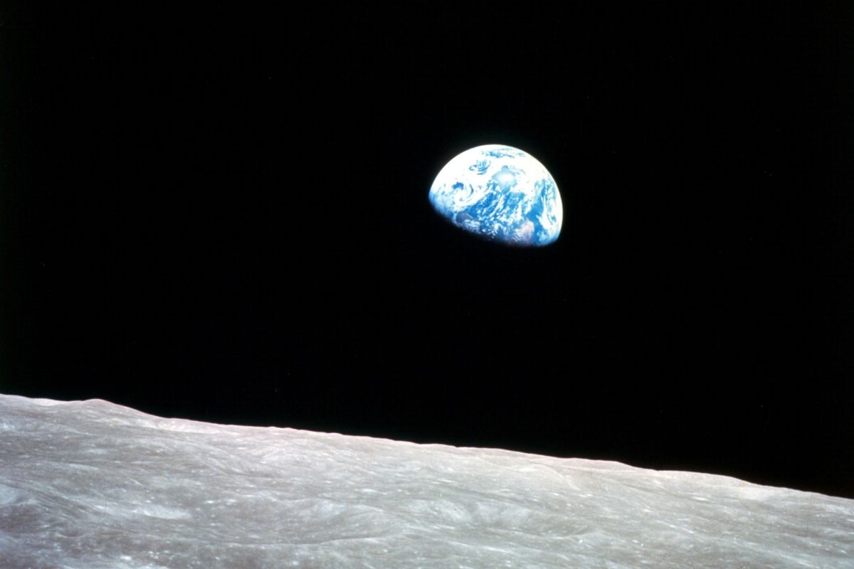 Planeta Terra visto da Lua