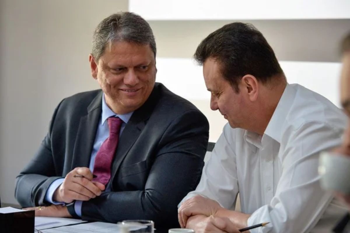 Gilberto Kassab e Tarcísio de Freitas