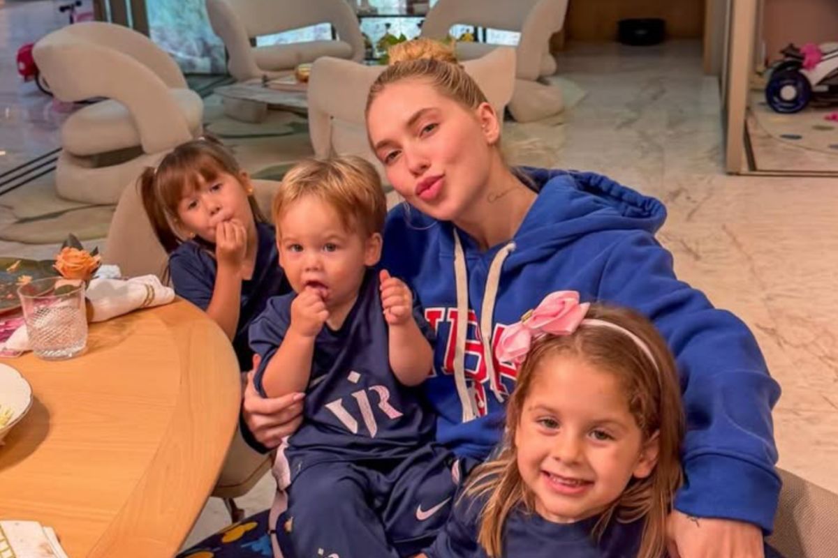 Virginia Fonseca e os filhos