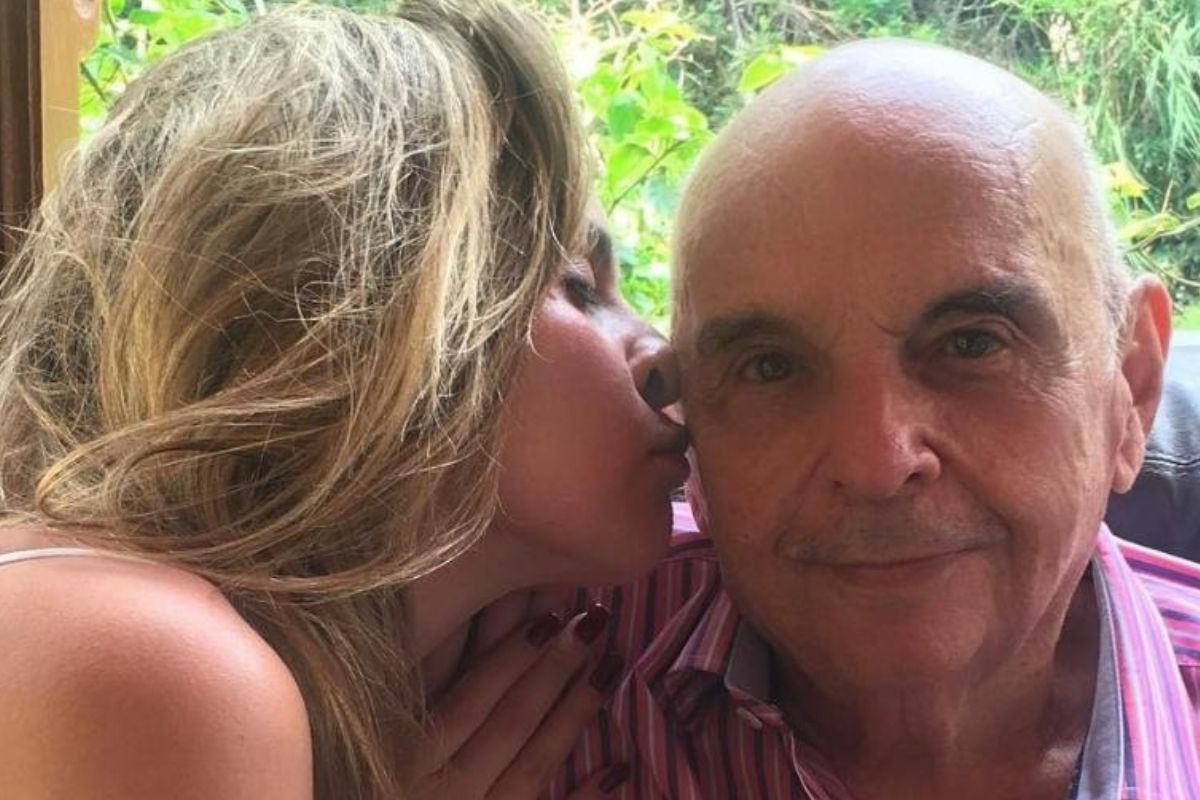 Ana Paula e o pai, Gerardo Renault