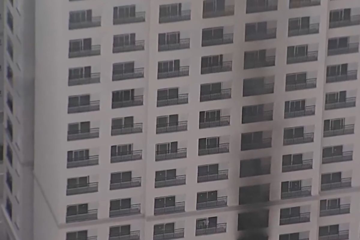 Incêndio em prédio na Vila Sônia