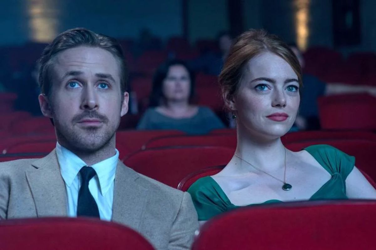 Emma Stone e Ryan Gosling em 'La La Land' (2016)