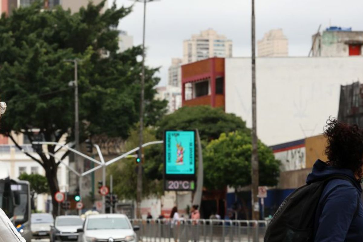 Frente fria em São Paulo