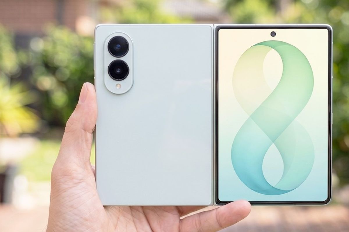 Suposto design do novo Galaxy Z Fold Wide