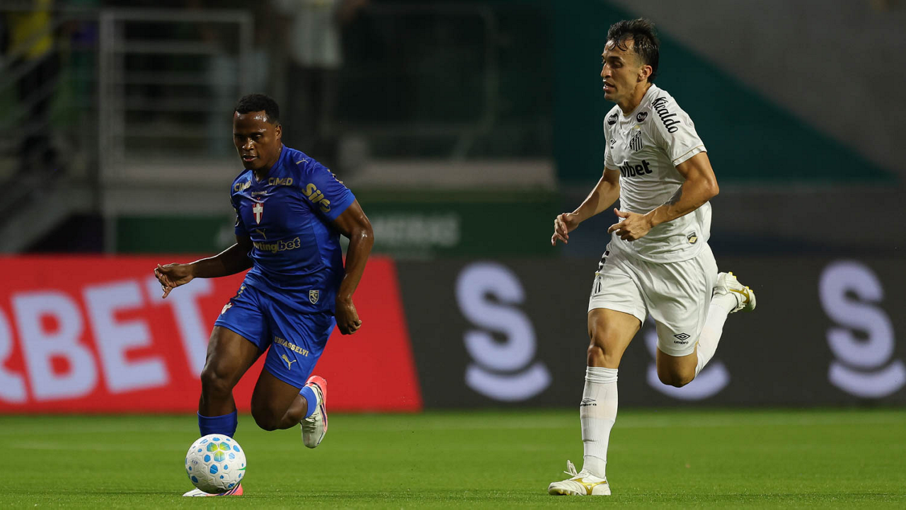 Jogo entre Palmeiras e Santos