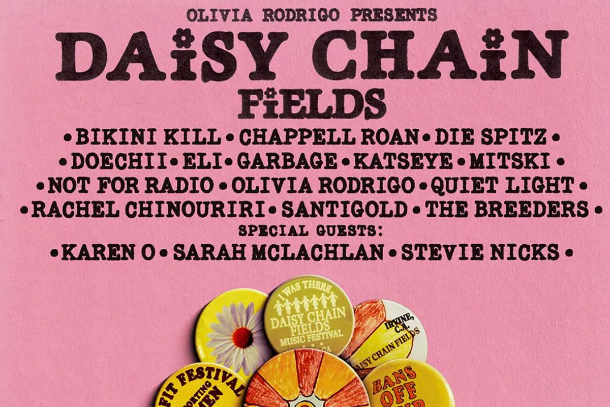 Lineup completa do festival organizado pela cantora Olivia Rodrigo