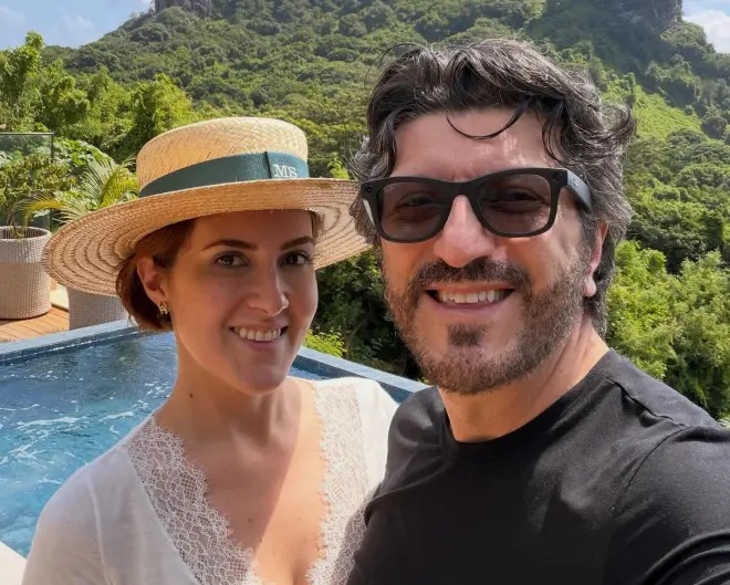 Lito Sousa e esposa