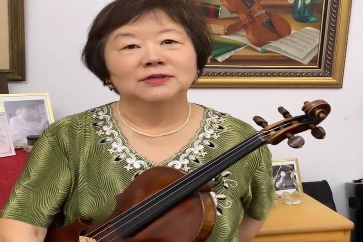 Violonista passa bem