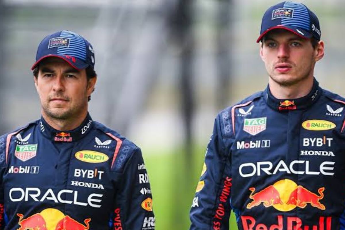 Max Verstappen e Sérgio Perez