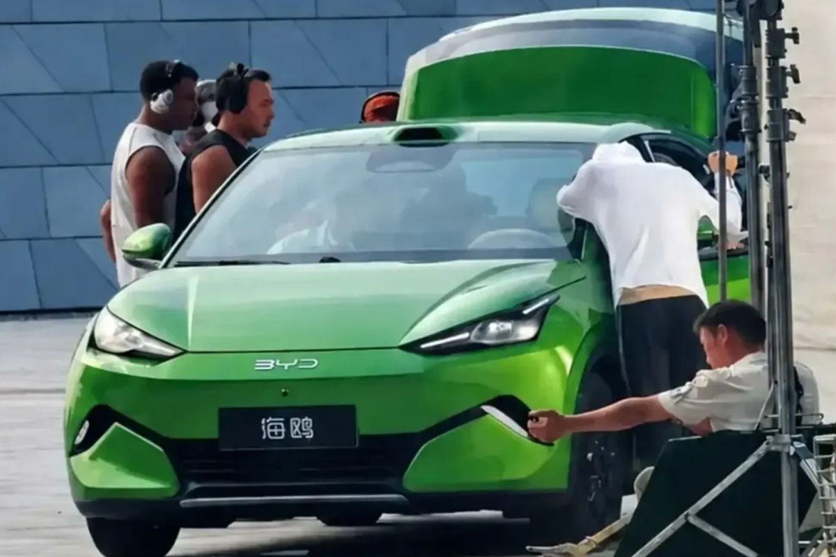 Flagra do novo BYD Dolphin Mini
