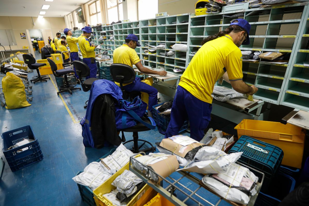 Correios unidade de distribuição