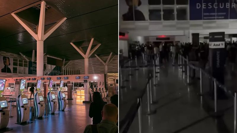 Falha no Aeroporto de Viracopos (Foto: Reprodução)