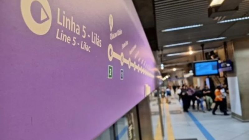 Linha 5-Lilás (Foto: Reprodução)