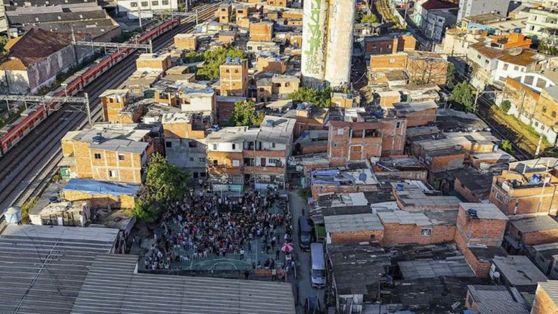 Favela do Moinho, em São Paulo (Foto: Cláudio Kbene/PR)