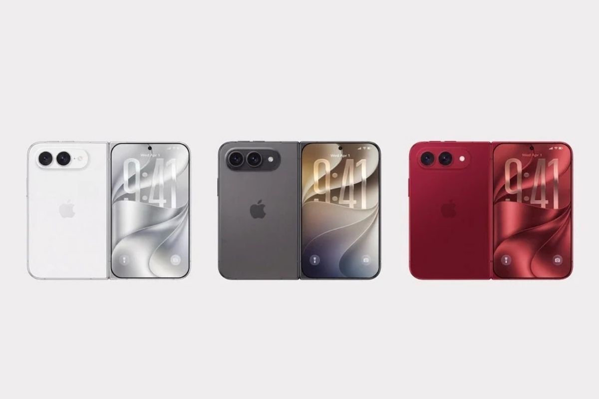 Possível design do novo iPhone dobrável