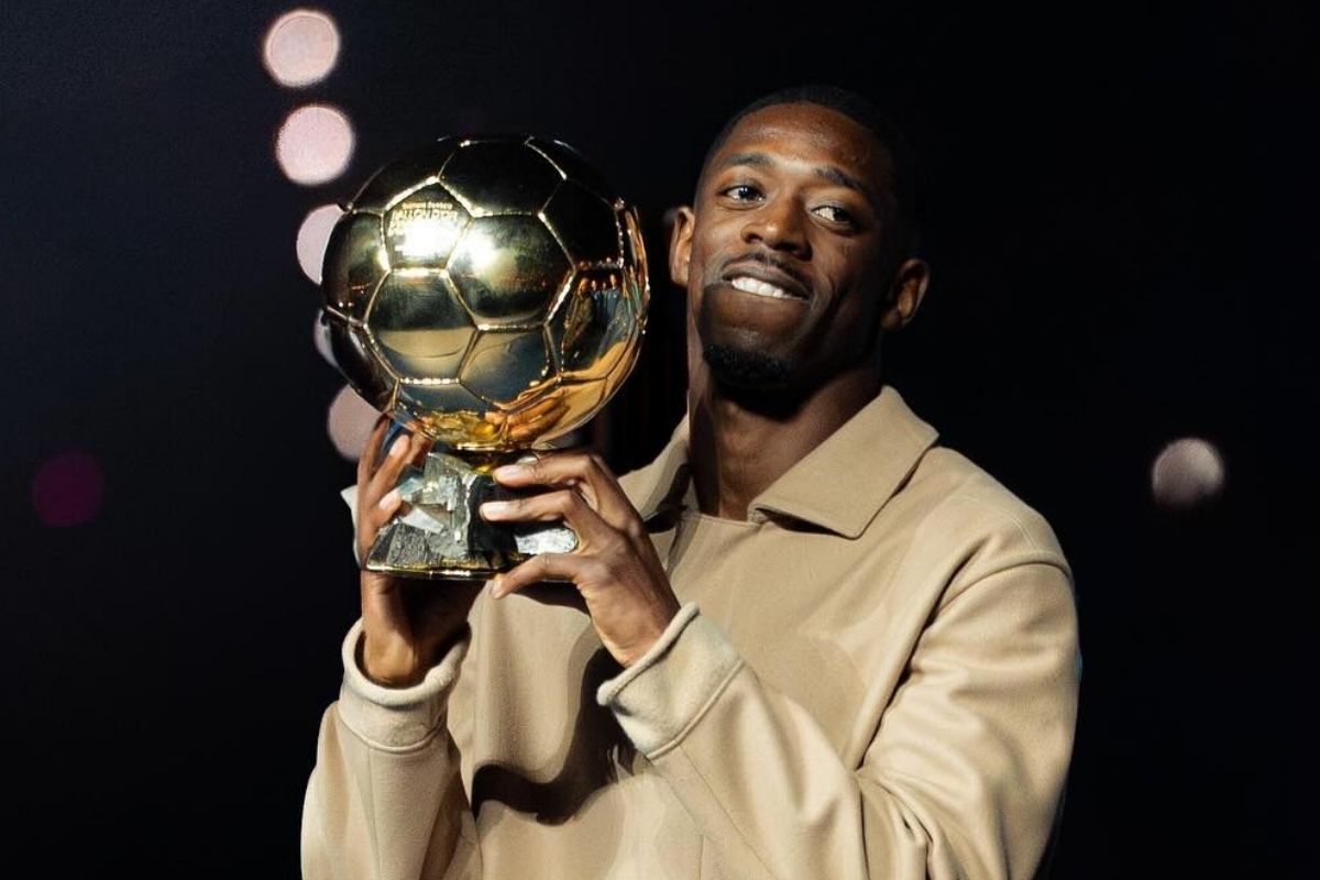 Ousmane Dembélé, atual vencedor da Bola de Ouro