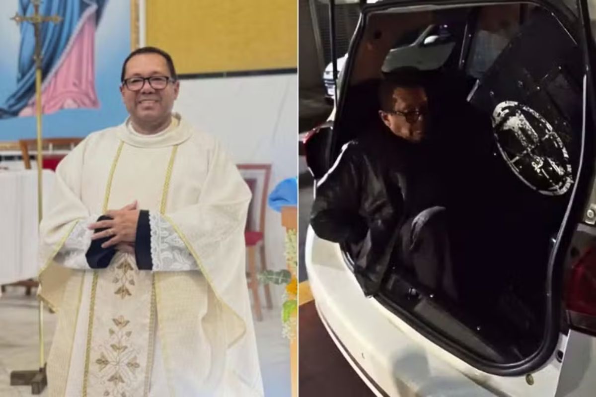 Padre preso suspeito de estupro | Foto: Reprodução /  redes sociais / Polícia