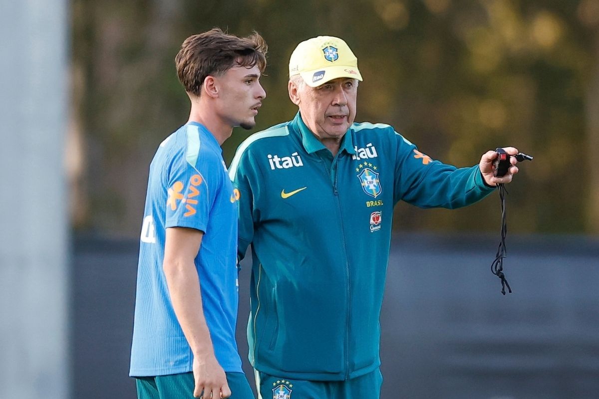 Breno Bidon e Carlo Ancelotti