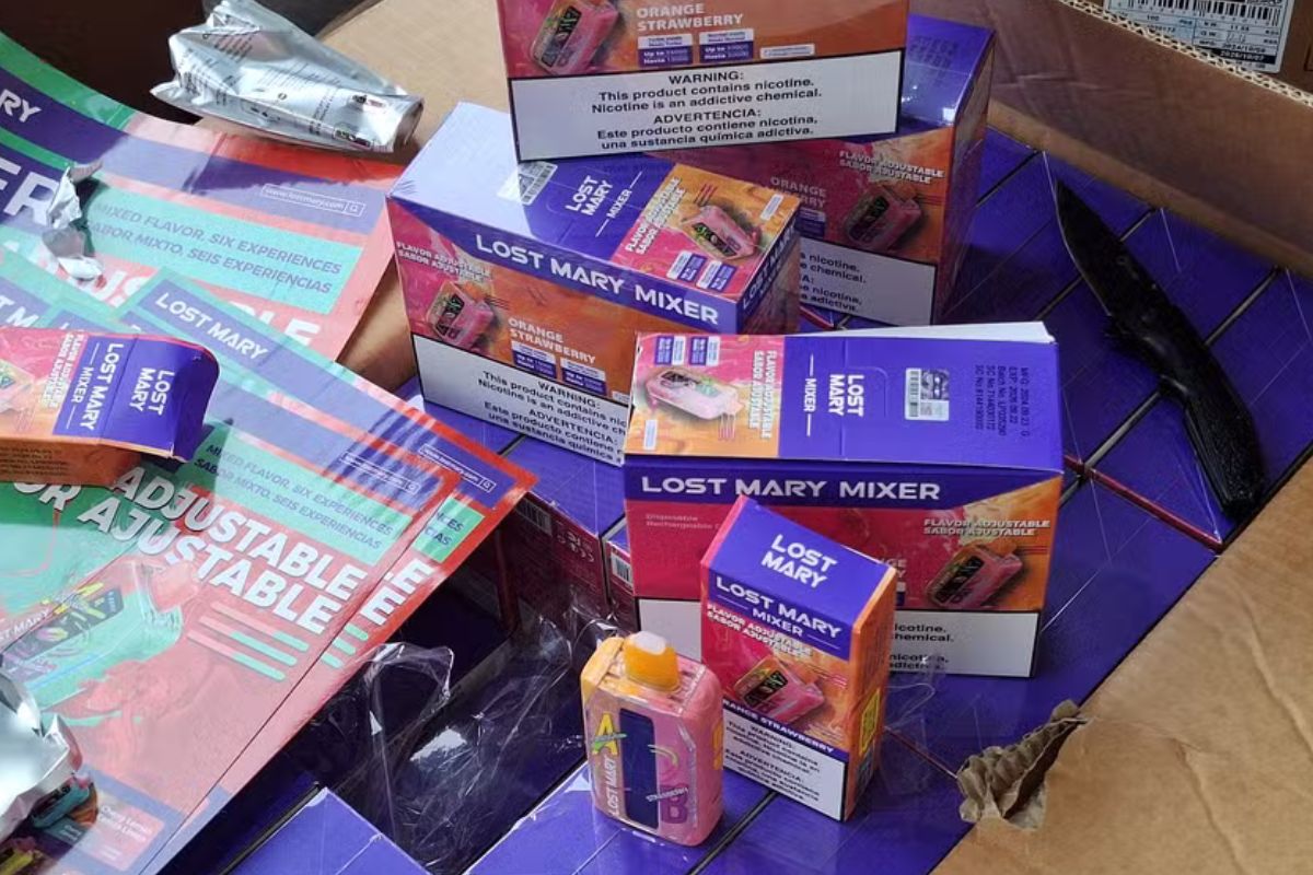 Vapes contrabandeados