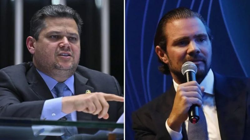Davi Alcolumbre e Daniel Vorcaro (Fotos: Ton Molina/Agência Senado e Esfera Brasil/Reprodução)