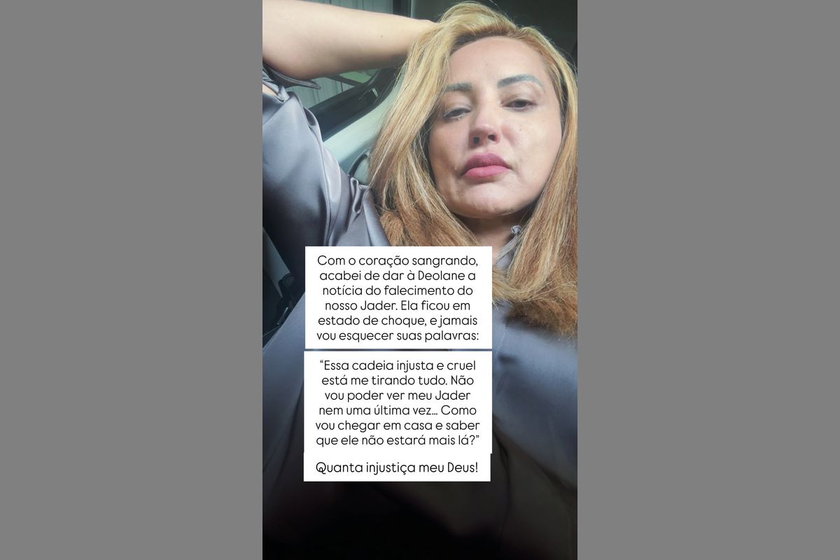 Pronunciamento de Daniele Bezerra, no Instagram (Foto: Reprodução/Instagram)