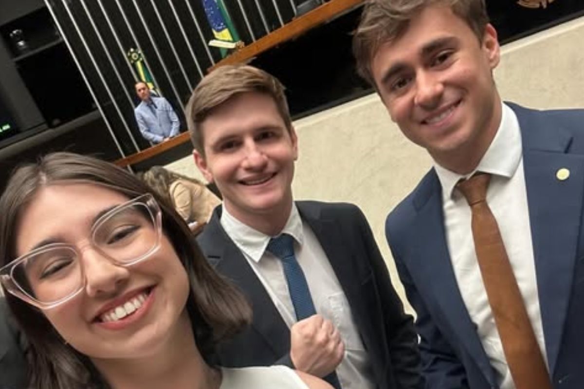 Eduarda Campopiano, Lucas Pavanato e Nikolas Ferreira