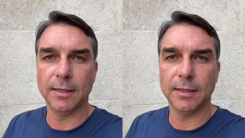 Nos Estados Unidos, Flávio divulga carta polêmica