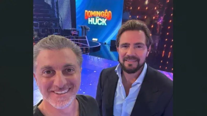 Luciano Huck e Daniel Vorcaro (Foto: Reprodução)